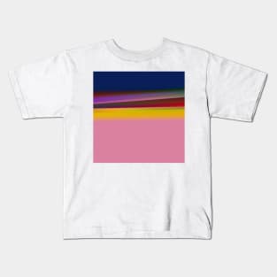 pink blue texture art Kids T-Shirt